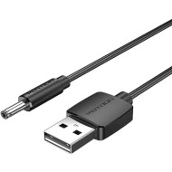 Кабель живлення USB to DC VENTION 5.5*2.5mm 1.5м Black (CEYBG)