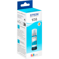 Контейнер с чернилами EPSON 108 Light Cyan (C13T09C54A)
