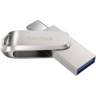 Флэшка SANDISK Ultra Dual Luxe 1TB USB+Type-C3.2 Silver (SDDDC4-1T00-G46)