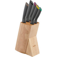 Набор кухонных ножей на подставке TEFAL Fresh Kitchen 5пр (K122S504)