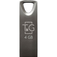 Флешка T&G 117 Metal Series 4GB Black (TG117BK-4G)