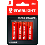 Батарейка ENERLIGHT Mega Power AA 8шт/уп