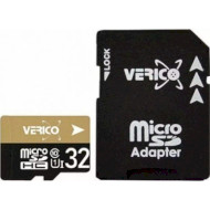 Карта пам'яті VERICO microSDHC 32GB UHS-I Class 10 + SD-adapter (1MCOV-MAH933-NN)