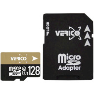 Карта памяти VERICO microSDXC 128GB UHS-I Class 10 + SD-adapter (1MCOV-MAX9C3-NN)