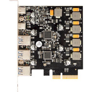 Адаптер FRIME PCIe to USB3.2 Gen2 Type-A+C (3+2) ASM3142+ VL820 (ECF-PCIETOUSB012)