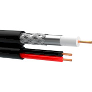 Коаксіальний кабель з живленням ОДЕСКАБЕЛЬ F5967BVcu+ 305м Black