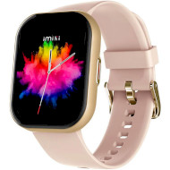 Смарт-часы iMiLab IMIKI SE1 Gold with Pink Band
