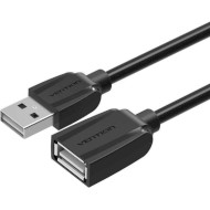 Кабель-подовжувач VENTION USB 2.0 AM/AF 2м Black (VAS-A44-B200)