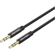 Кабель VENTION AUX Audio Cable mini-jack 3.5 мм 0.5м Black (BAGBD)
