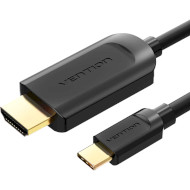 Кабель VENTION Male to Male USB-C - HDMI v1.4 1м Black (CGUBF)