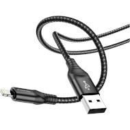 Кабель BOROFONE BX56 Delightful USB-A to Lightning 1м Black
