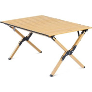 Кемпінговий стіл NATUREHIKE Outdoor Lightweight Aluminium Oak Grain Omelet Table M 86x60см Oak (CNK2300JU010-M-OK)