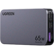 Зарядное устройство UGREEN X753 Nexode Pro 65W 1xUSB-A, 2xUSB-C, PD3.0, QC3.0 GaN Ultra-Slim Wall Charger Gray (25356)