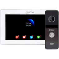 Видеодомофон BCOM BD-770FHD/T White + BT-400FHD Black
