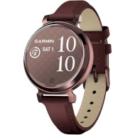 Смарт-годинник GARMIN Lily 2 Classic Dark Bronze with Mulberry Leather Band (010-02839-03)