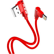 Кабель PZX V105 USB for Lightning 1м Red