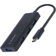 USB-хаб GEMBIRD USB-C to 4xUSB3.1 (UHB-CM-U3P4-02)