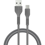 Кабель ACCLAB USB-A to Type-C 2.4A 1.2м Black (1283126518232)