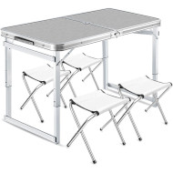 Кемпінговий стіл зі стільцями VOLTRONIC YT-34285 120x60см