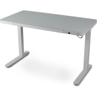 Комп'ютерний стіл моторизований BARSKY StandUp White Glass (BST-12)