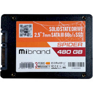SSD диск WIBRAND Spider 480GB 2.5" SATA Bulk