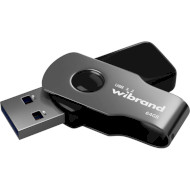 Флэшка WIBRAND Lizard 64GB USB3.2 Black (WI3.2/LI64P9B)