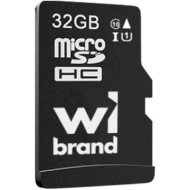 Карта памяти WIBRAND microSDHC 32GB UHS-I Class 10 (WICDHU1/32GB)