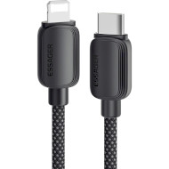 Кабель ESSAGER Breeze 29W Fast Charging Cable Type-C to Lightning 2м Black (EXCTL-WLA01-P)