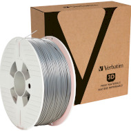 Пластик (филамент) для 3D принтера VERBATIM PLA 1.75mm, 1кг, Aluminum Gray (55319)