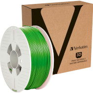 Пластик (филамент) для 3D принтера VERBATIM PLA 1.75mm, 1кг, Green (55324)