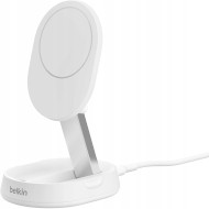 Бездротовий зарядний пристрій BELKIN Boost Up Charge Convertible Magnetic Wireless Charging Stand Qi2 15W White (WIA008BTWH)