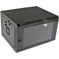 Настенный шкаф 19" CMS UA-MGSWA76B (7U, 602x600мм, RAL9005)