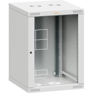 Настінна шафа 19" CONTEG RQN-15-60/60 (15U, 572x600мм, RAL7035)