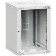 Настінна шафа 19" CONTEG RQN-U-06-60/45 (6U, 600x450мм, RAL7035)