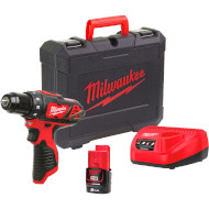 Акумуляторний дриль-шурупокрут MILWAUKEE M12 BDD-201C (4933479439)