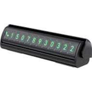 Временная карта парковки PROOVE Twins Parking Number Plate Black