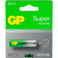 Батарейка GP Super AA 2шт/уп (15A21-SB2/4891199216732)