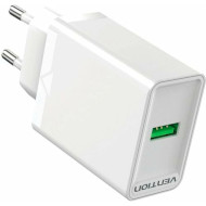 Зарядний пристрій VENTION USB-A, QC3.0, 18W Wall Charger White (FABW0-EU)