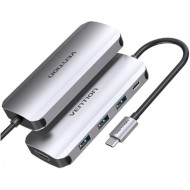 Порт-репликатор VENTION 5-in-1 USB-C to HDMI/USB3.0x3/PD (THFHB)