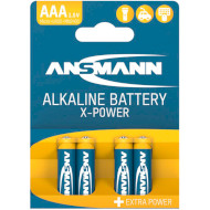 Батарейка ANSMANN AAA X-Power 4шт/уп (5015653)