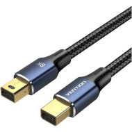 Кабель VENTION 8K Mini DisplayPort Male to Male HD Cable Mini DisplayPort 2м Black (HCGLH)