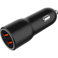 Автомобільний зарядний пристрій GEMBIRD 2xUSB-A, 4.8A, 18W Black (TA-UC-A2QC36-CAR-01)