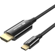 Кабель VENTION Embrace the Brilliance of 8K USB-C - HDMI v2.1 1.8м Black (CRCBAC)