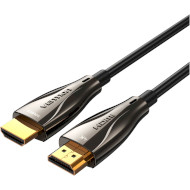 Кабель оптичний (AOC) VENTION 4K Optical Fiber Cable HDMI v2.0 50м Black (ALABX)