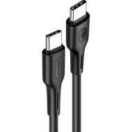 Кабель USAMS US-SJ459 U43 PD Type-C to Type-C 100W Fast Charging & Data Cable 1.2м Black (SJ459USB01)