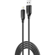 Кабель XO NB235 USB-A to Lightning 1м Black