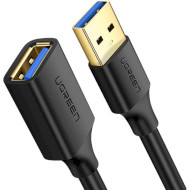 Кабель-подовжувач UGREEN US129 USB-AM 3.0 to USB-AF Extension Cable 0.5м Black (30125)