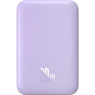 Повербанк MagSafe BASEUS Magnetic Mini Air Wireless Fast Charge Power Bank 20W 6000mAh Purple (P10059002513-00)