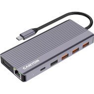 Порт-реплікатор CANYON DS-16 USB-C Multiport Hub 13-in-1 (CNS-TDS16)