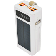 Повербанк з сонячною батареєю ACL PW-90 30000mAh White